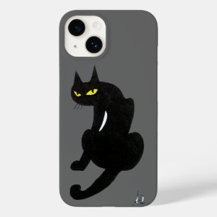 Funda Para iPhone 14 De Case-Mate GATO NEGRO NINJA gris