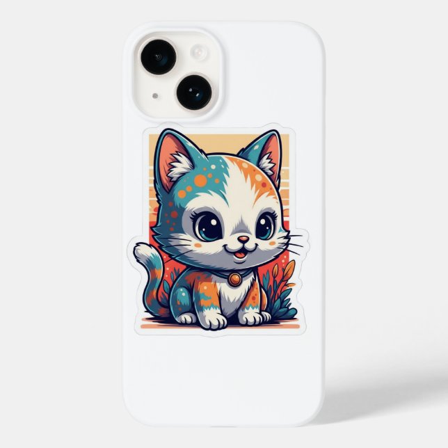 Funda De Case-Mate Para iPhone gato para estuche iPhone / iPad (Reverso )