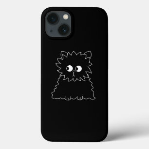 Funda Para iPhone 13 Gato persa negro lindo