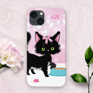 Funda Para iPhone 13 Gato personalizado personalizado personalizado ros