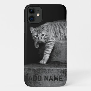 Funda Para iPhone 11 Gato roto en escaleras - Personalizable