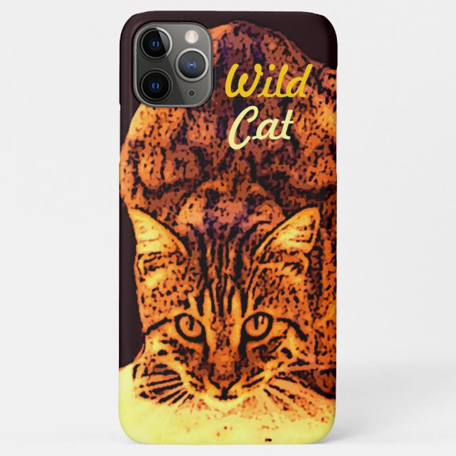 FUNDA DE Case-Mate PARA iPhone GATO SALVAJE GATITO (Reverso)