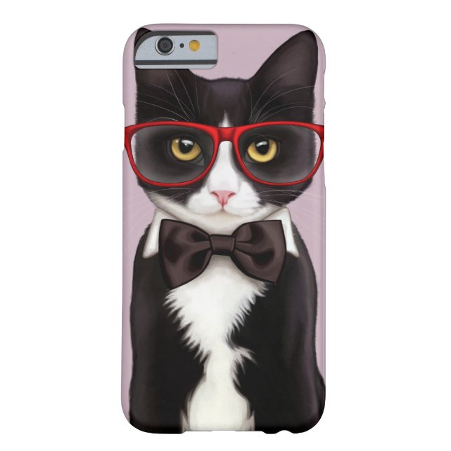 Funda De Case-Mate Para iPhone Gato serio (Reverso)