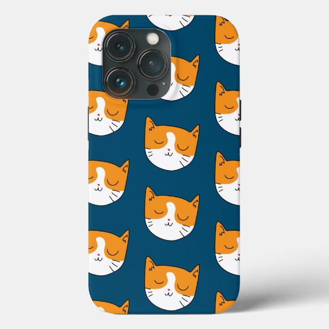 Funda De Case-Mate Para iPhone Gato somnoliento (Reverso )