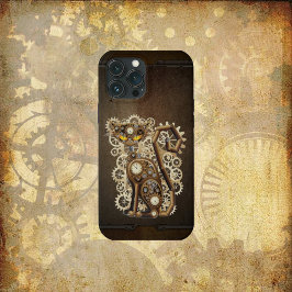 Funda Para iPhone 13 Pro Max Gato Steampunk