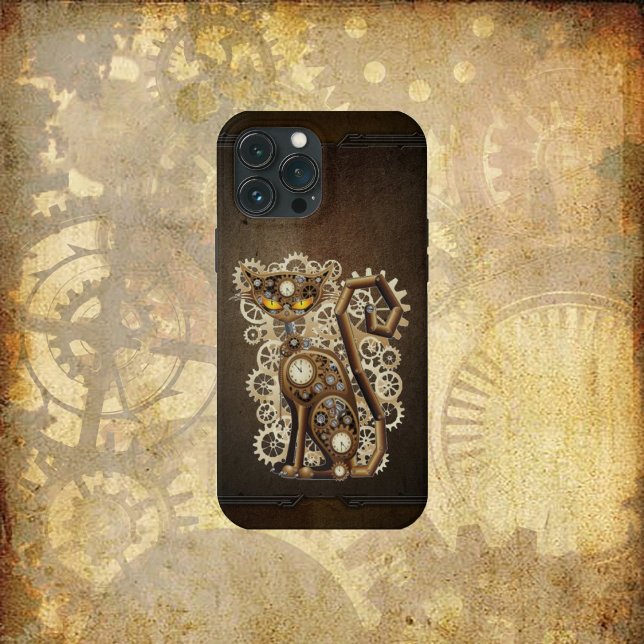 Funda De Case-Mate Para iPhone Gato Steampunk (Subido por el creador)