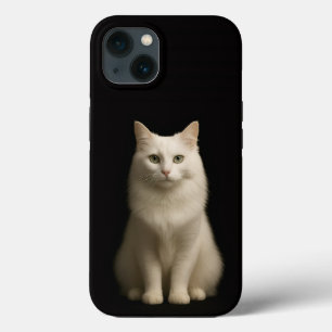 Funda Para iPhone 13 Gato Turco Angora Black 4 Luxe iPhone 13