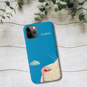 Funda Para iPhone 11 Pro Gato y Nube