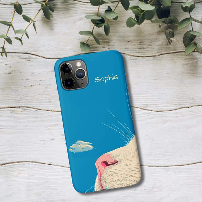 Funda De Case-Mate Para iPhone Gato y Nube (Subido por el creador)
