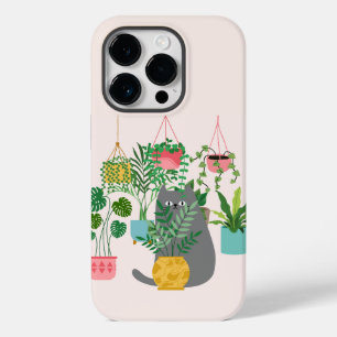 Funda Para iPhone 14 Pro De Case-Mate Gato y Plantas