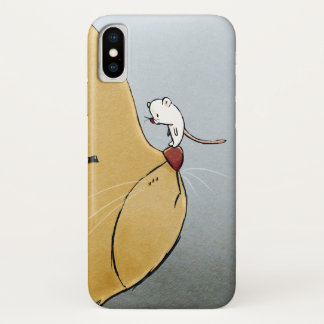 Funda Para iPhone X Gato y ratón