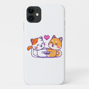 Funda Para iPhone 11 Gato y Shiba Inu