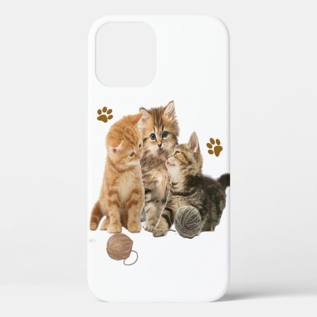 Funda De Case-Mate Para iPhone Gatos (Reverso )