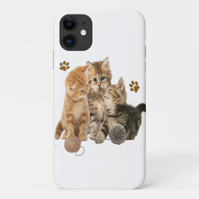 Funda De Case-Mate Para iPhone Gatos (Reverso)