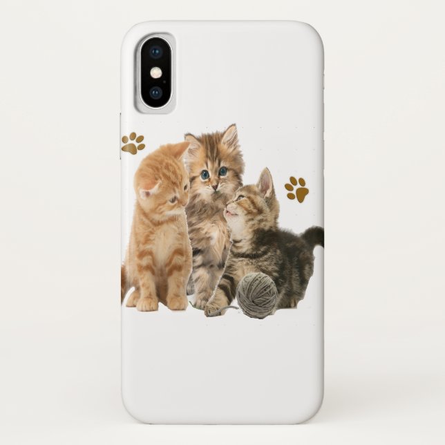 Funda De Case-Mate Para iPhone Gatos (Reverso)