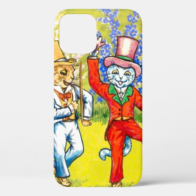 Funda De Case-Mate Para iPhone Gatos bailando (Reverso )