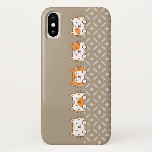 Funda De Case-Mate Para iPhone Gatos cortos (Reverso)