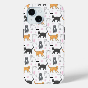 Funda Para iPhone 15 Gatos cortos