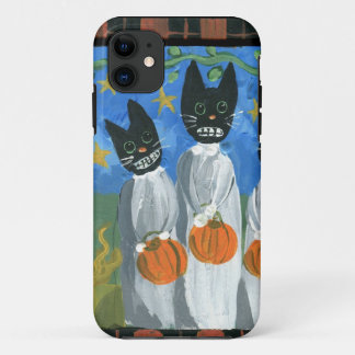 Funda Para iPhone 11 Gatos de Halloween