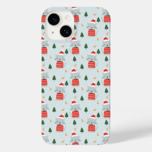 Funda Para iPhone 14 De Case-Mate Gatos de Navidades cortos