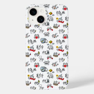 Funda Para iPhone 14 De Case-Mate Gatos divertidos, leche y magia.