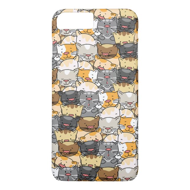Funda De Case-Mate Para iPhone Gatos Gatitos Lindos (Reverso)