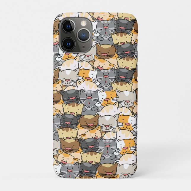 Funda De Case-Mate Para iPhone Gatos Gatitos Lindos (Reverso)