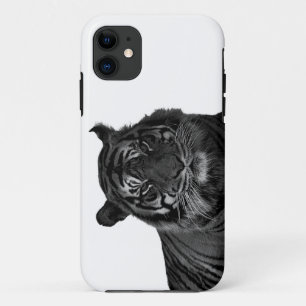 Funda Para iPhone 11 Gatos grandes en peligro tigre salvaje de la