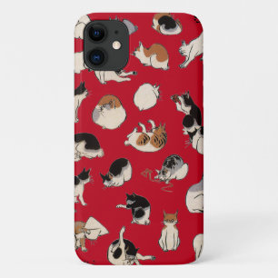 Funda Para iPhone 11 Gatos Japoneses (Color Chengable)