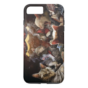 Funda Para iPhone 8 Plus/7 Plus Gatos jugando al póquer