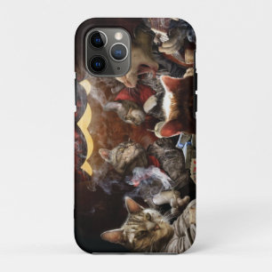 Funda Para iPhone 11 Pro Gatos jugando al póquer