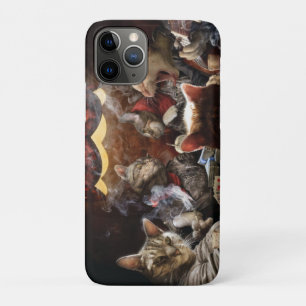 Funda Para iPhone 11 Pro Gatos jugando al póquer