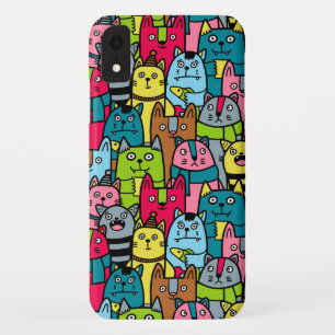 Funda Para iPhone XR Gatos y gatos