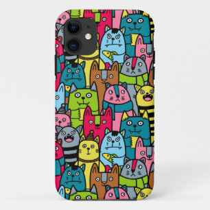 Funda Para iPhone 11 Gatos y gatos