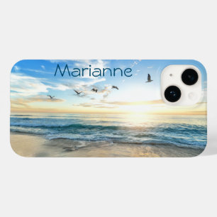 Funda Para iPhone 14 De Case-Mate Gaviotas de playa matutinas