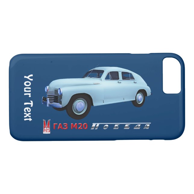 Funda De Case-Mate Para iPhone GAZ ruso M20 Sedan (Reverso (horizontal))