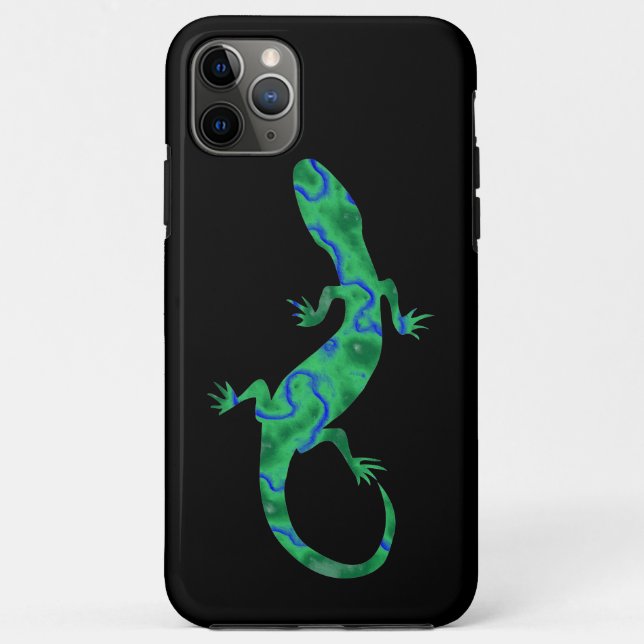 Funda De Case-Mate Para iPhone Gecko verde (Reverso)