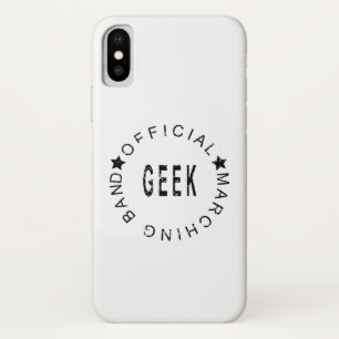 Funda Para iPhone X Geek oficial de banda de marcha