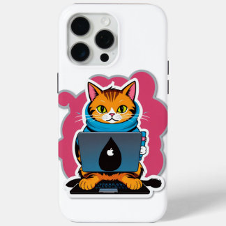 Funda Para iPhone 15 Pro Max Geeky Cat Series