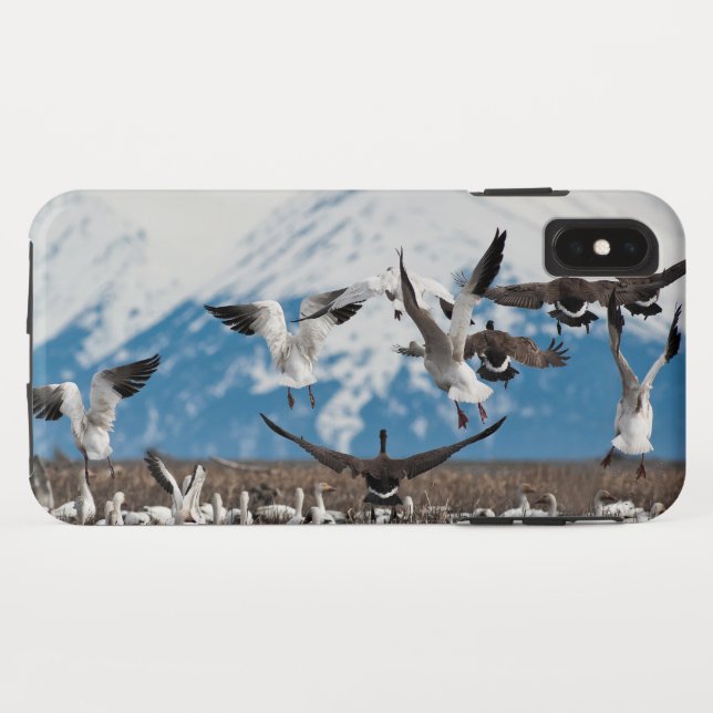 Funda De Case-Mate Para iPhone Geese dispersivo (Reverso (horizontal))