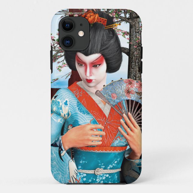 Funda De Case-Mate Para iPhone Geisha (Reverso)