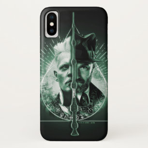 Funda Para iPhone X GELLERT GRINDELWALD™ versus Dumbledore