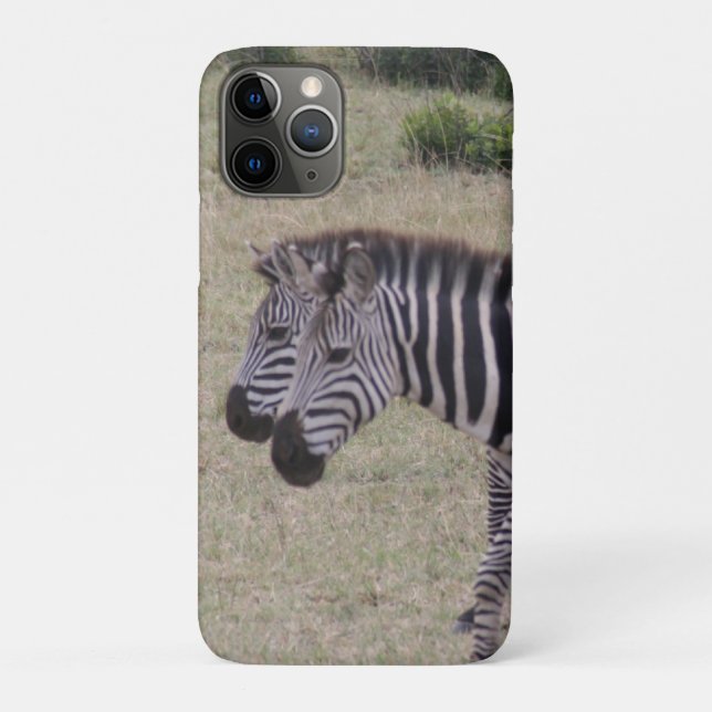 Funda De Case-Mate Para iPhone gemelos de cebra (Reverso)