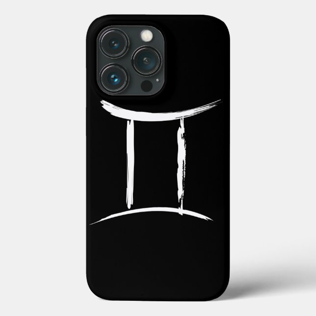 Funda De Case-Mate Para iPhone GEMINI Rótulo de Astrología Gemelas Mayo Cumpleaño (Reverso )