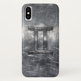 title_seo2 Gemini Zodiac Rótulo Grunge Plata con problemas