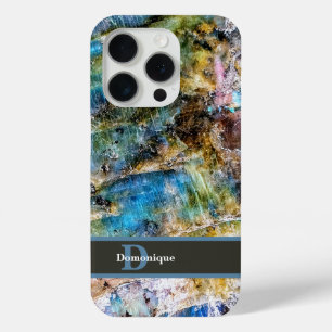 Funda Para iPhone 15 Pro Gemstone azul verde labradoreño