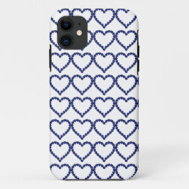 Funda Para iPhone 11 Gemstone Sapphire Blue Heart