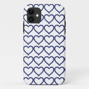 Funda Para iPhone 11 Gemstone Sapphire Blue Heart
