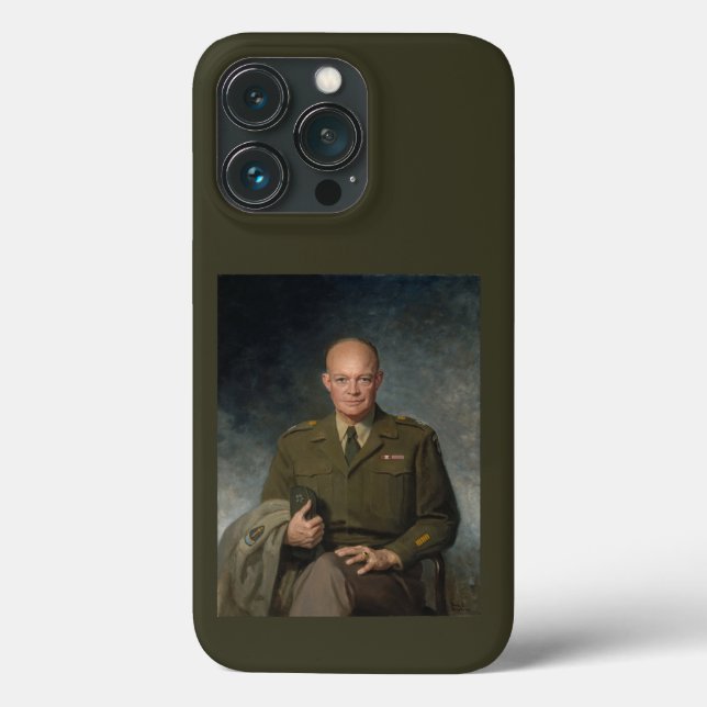 Funda De Case-Mate Para iPhone General Dwight Eisenhower Retrato pintado de 5 est (Reverso )