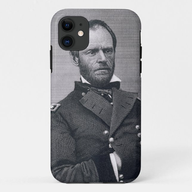 Funda De Case-Mate Para iPhone General Guillermo TECUMSEH Sherman, grabado (Reverso)